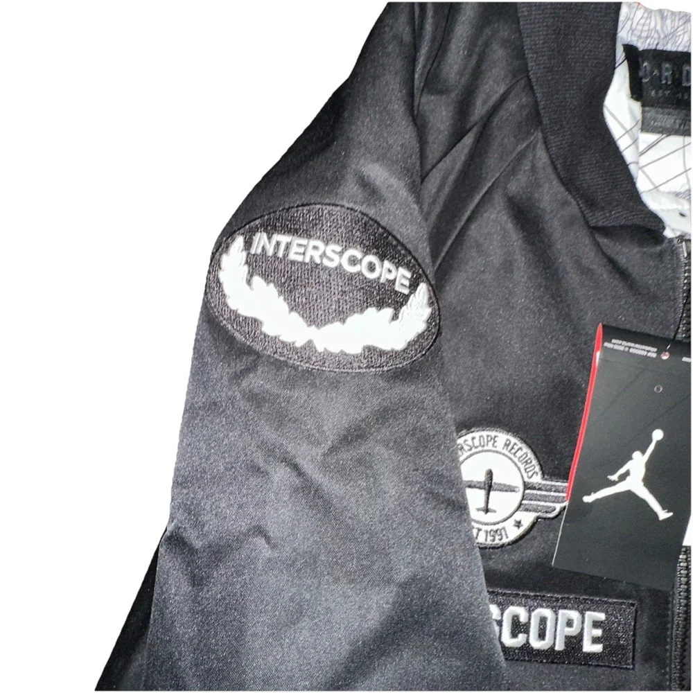Nike Jordan x Interscope Record City Of Fight AJ23 Bomber Jacket Rare Limited XL